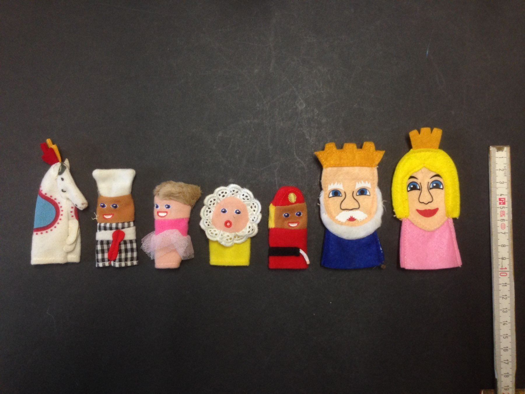 Giocattoli: 7 Vintage Finger Puppen – Usato da Schaffhausen venduto da vintageville 1