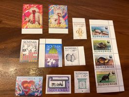 Briefmarken Slowenien Schildkröten und andere