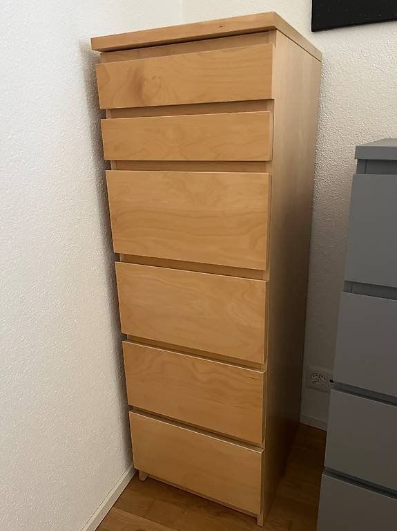 Ikea Kommoden: IKEA MALM Kommode mit 6 Schubladen – Gebraucht aus Rickenbach LU von kel_2zfz 1