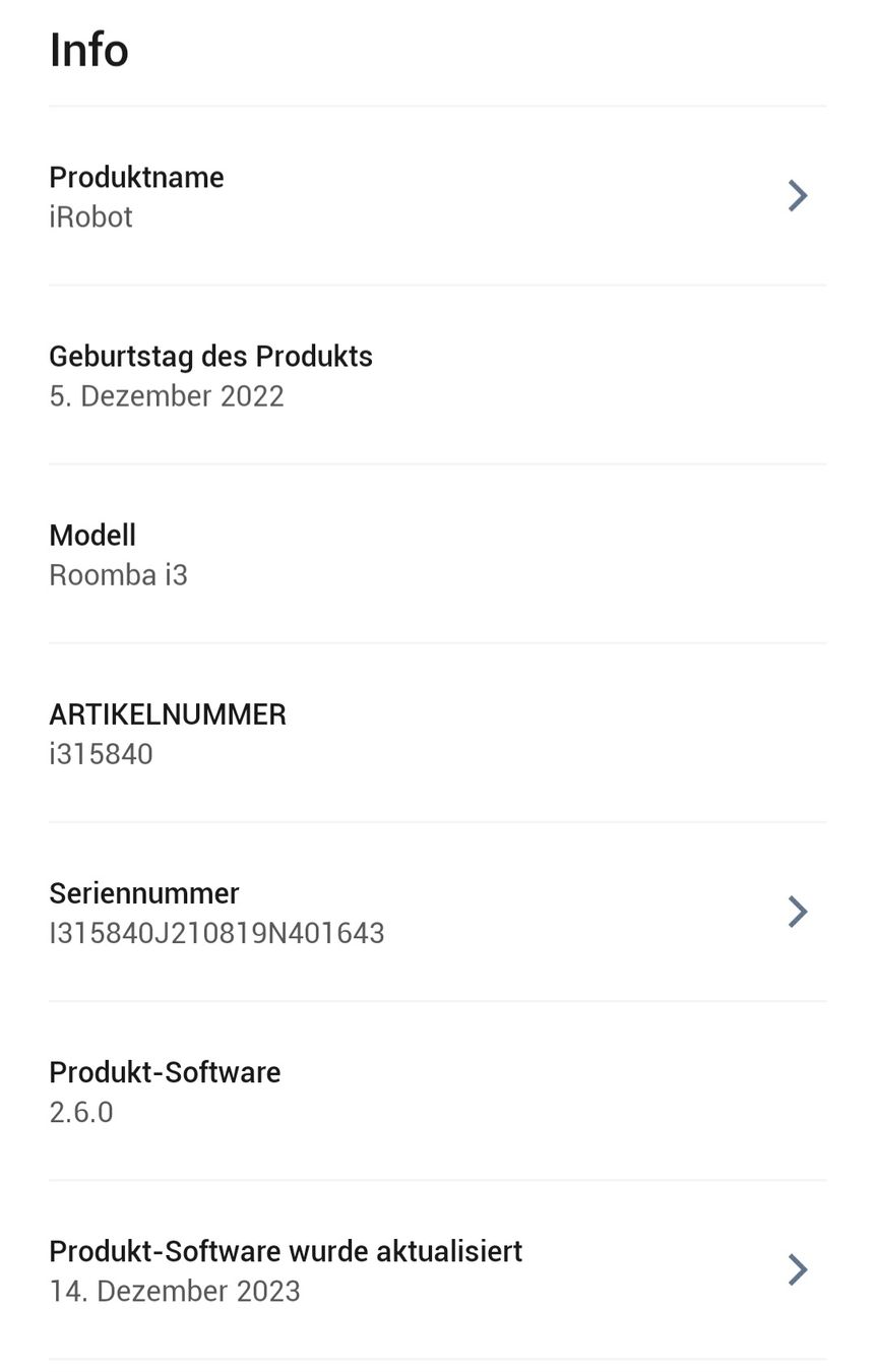 Irobot Aspirapolveri & Accessori: iRobot Roomba i3 – Usato da Hauptwil venduto da Ch.Wid 3