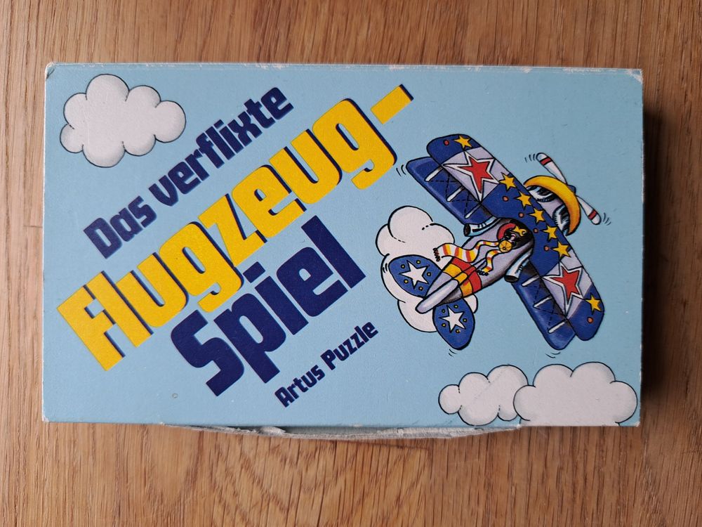  Das verflixte Flugzeug Spiel Artus Puzzle Kult! 