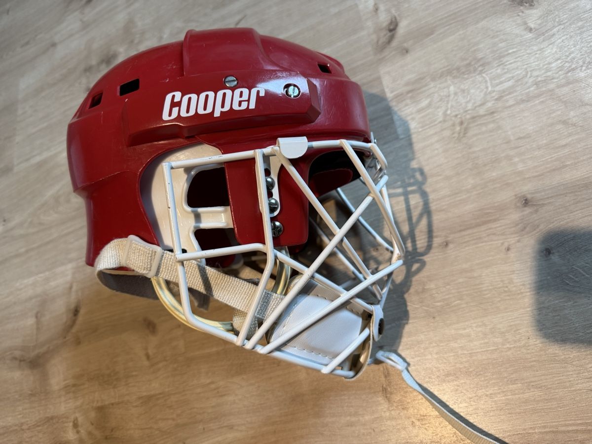 Caschi: Vintage Cooper SK2000L Helm mit originalem  HM30 Gitter – Usato da Schnottwil venduto da Ramarl 4