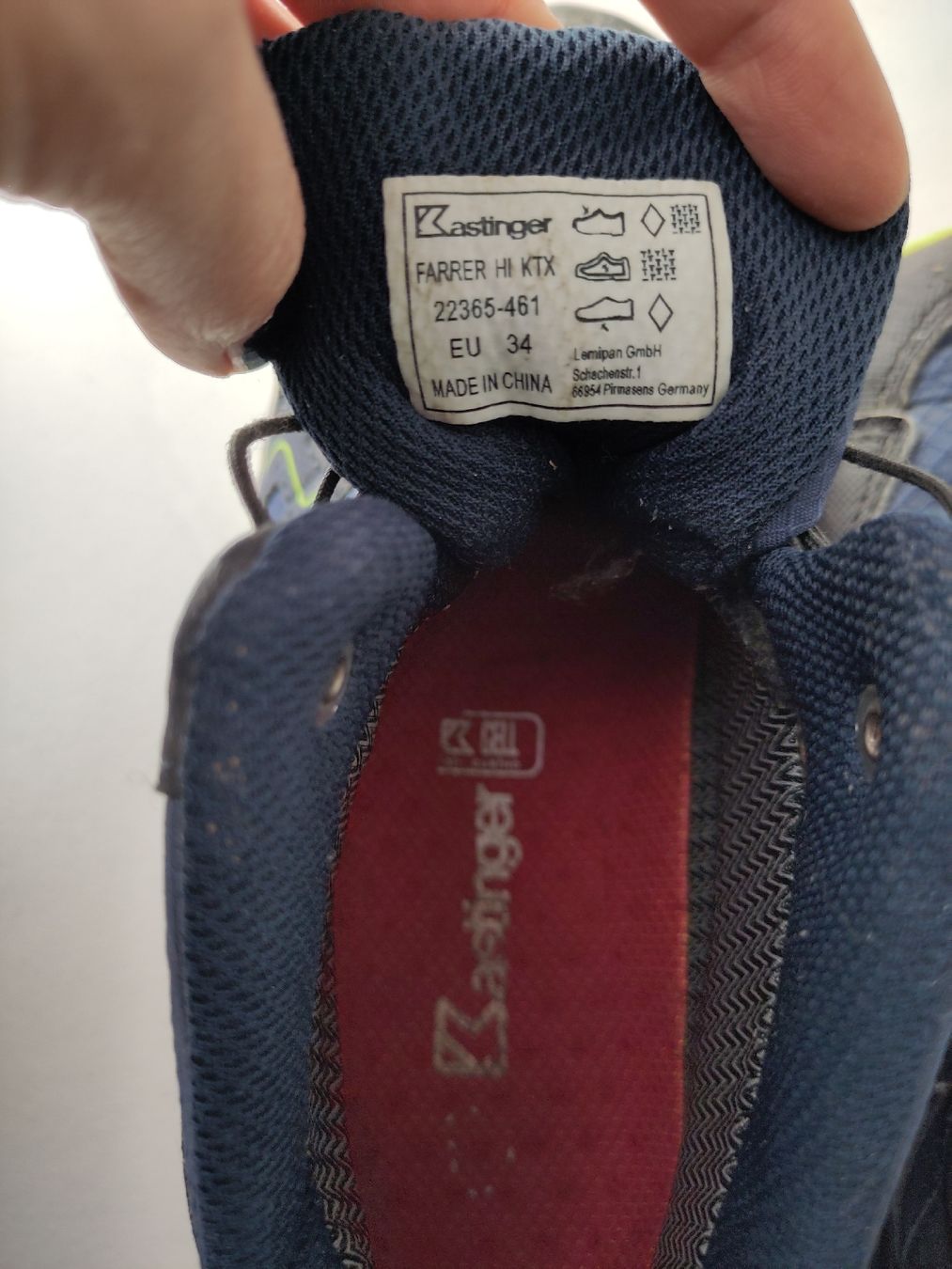 Scarpe per ragazzi: Kastinger Wanderschuhe für Kinder, Grösse 34 – Usato da Biel/Bienne venduto da tschaggelari 4