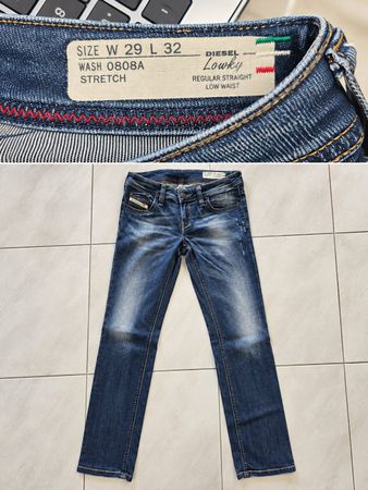 Diesel Lowky Damen Jeans W28 L34 – Blau – Original Diesel