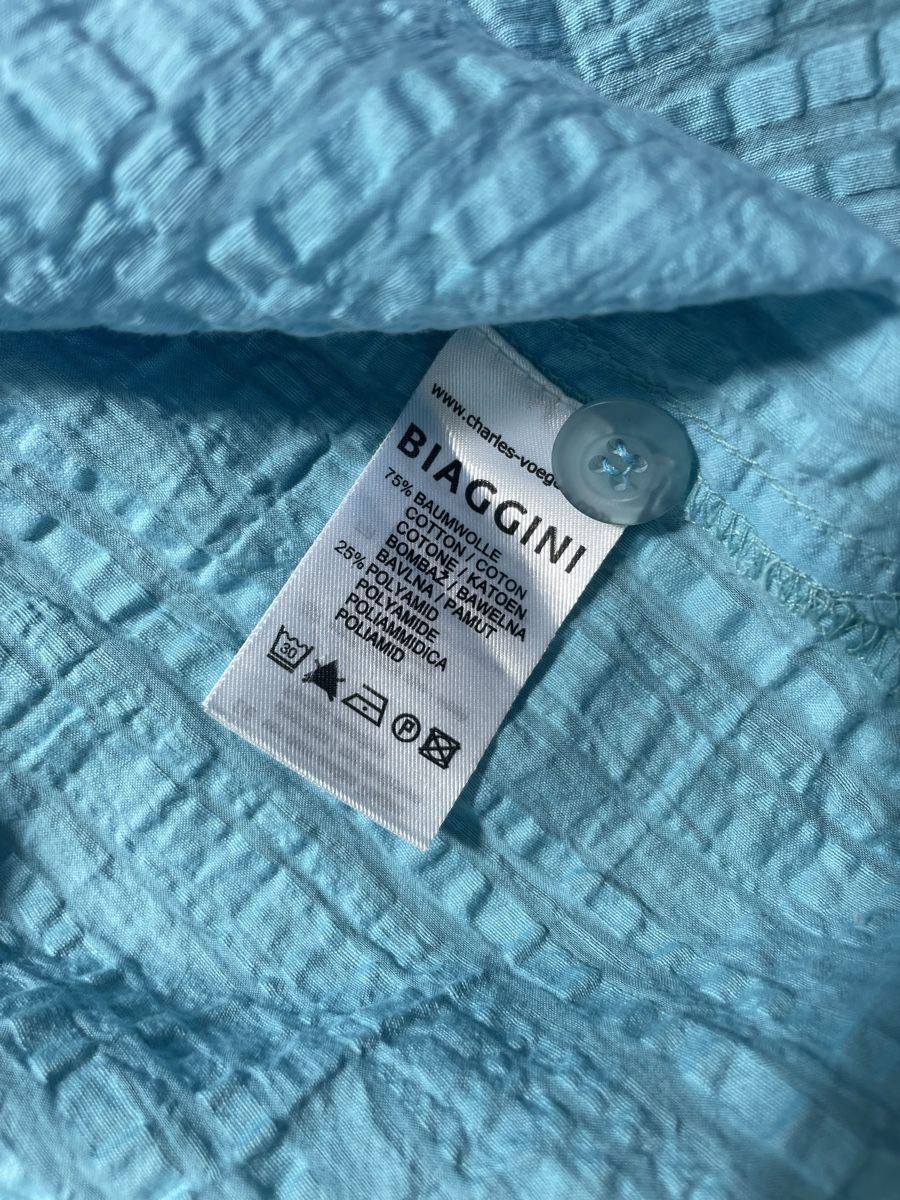Camicette: hell blaue Bluse Gr 40 M Frühling Sommer Basic damen 212 – Usato da Vinelz venduto da sonnenmond77 3