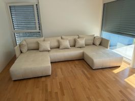 Neues Sofa, Wohnlandschaft mit Schlaffunktion und Bettkasten