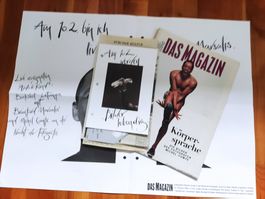 Alte "Das Magazin" Ausgabe + Poster Michel Comte