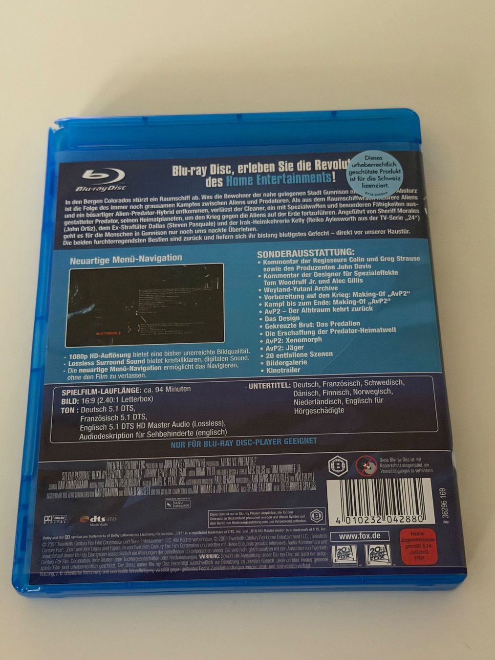 Alle DVDs: Blu-ray Aliens vs Predator 2 – Neu (gemäss Beschreibung) aus Altstätten SG von sheamus 1