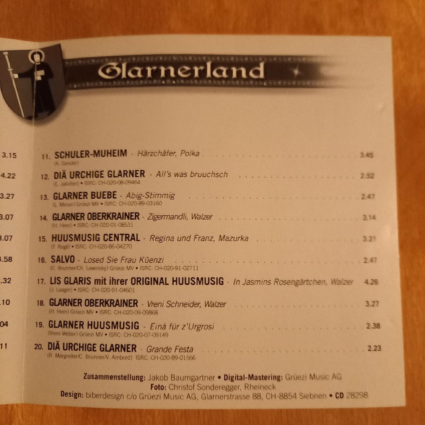 CD: CD S'Bescht us em Glarnerland - gebraucht – Usato da Galgenen venduto da Allerlei8854 2