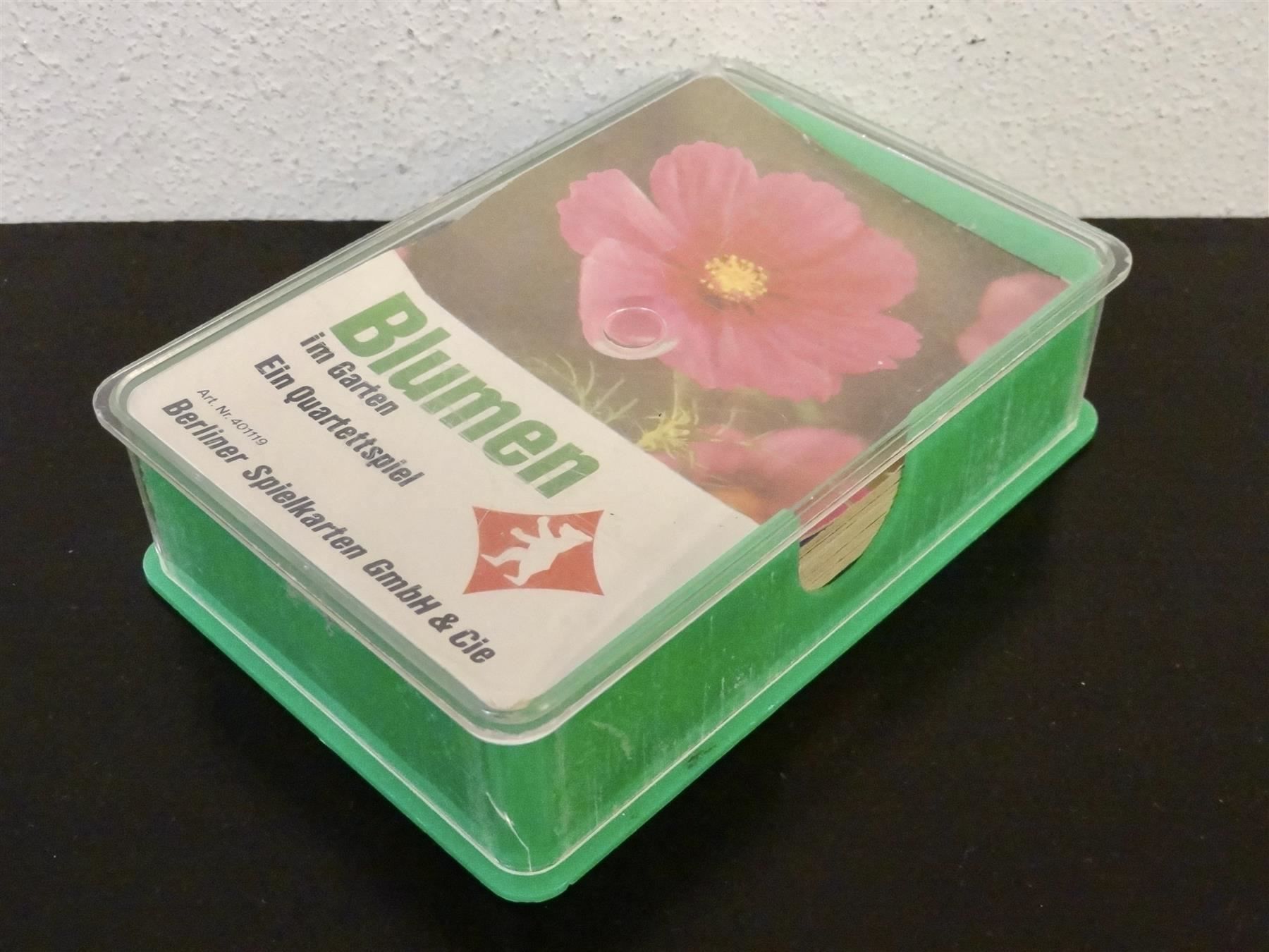 Giochi: altes Quartett BLUMEN-QUARTETT BLUMEN – Usato da Kerzers venduto da wisaundso 1