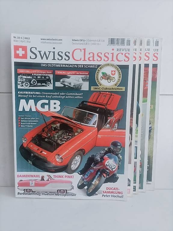 Zeitschriften & Magazine: SwissClassics Revue 33-1/2012 - MGB Hudson Ducati – Gebraucht aus crans montana von AB3963