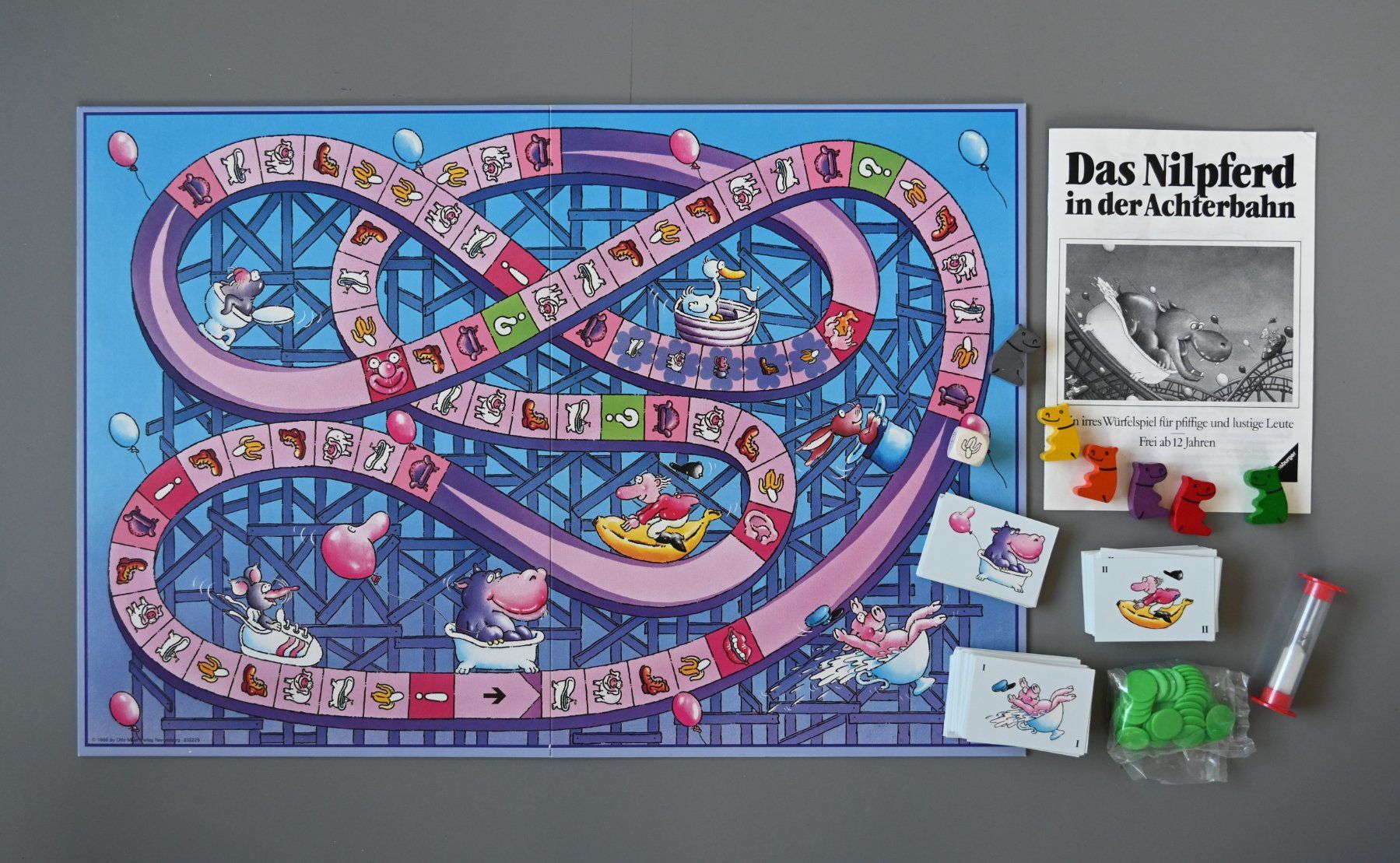 Ravensburger Giochi: Das Nilpferd in der Achterbahn Spiel – Usato da Dietikon venduto da Bhelbling 1