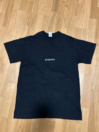 Schwarzes Gangstatts T-Shirt Grösse M