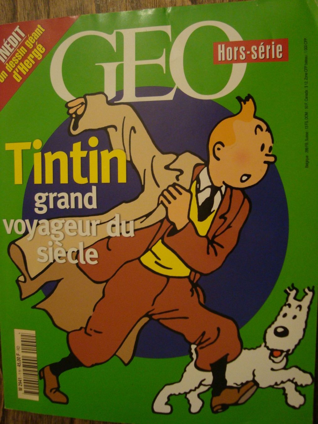 Riviste & Magazine: Tintin, grand voyageur du siècle – Usato da Fribourg venduto da ruswil007