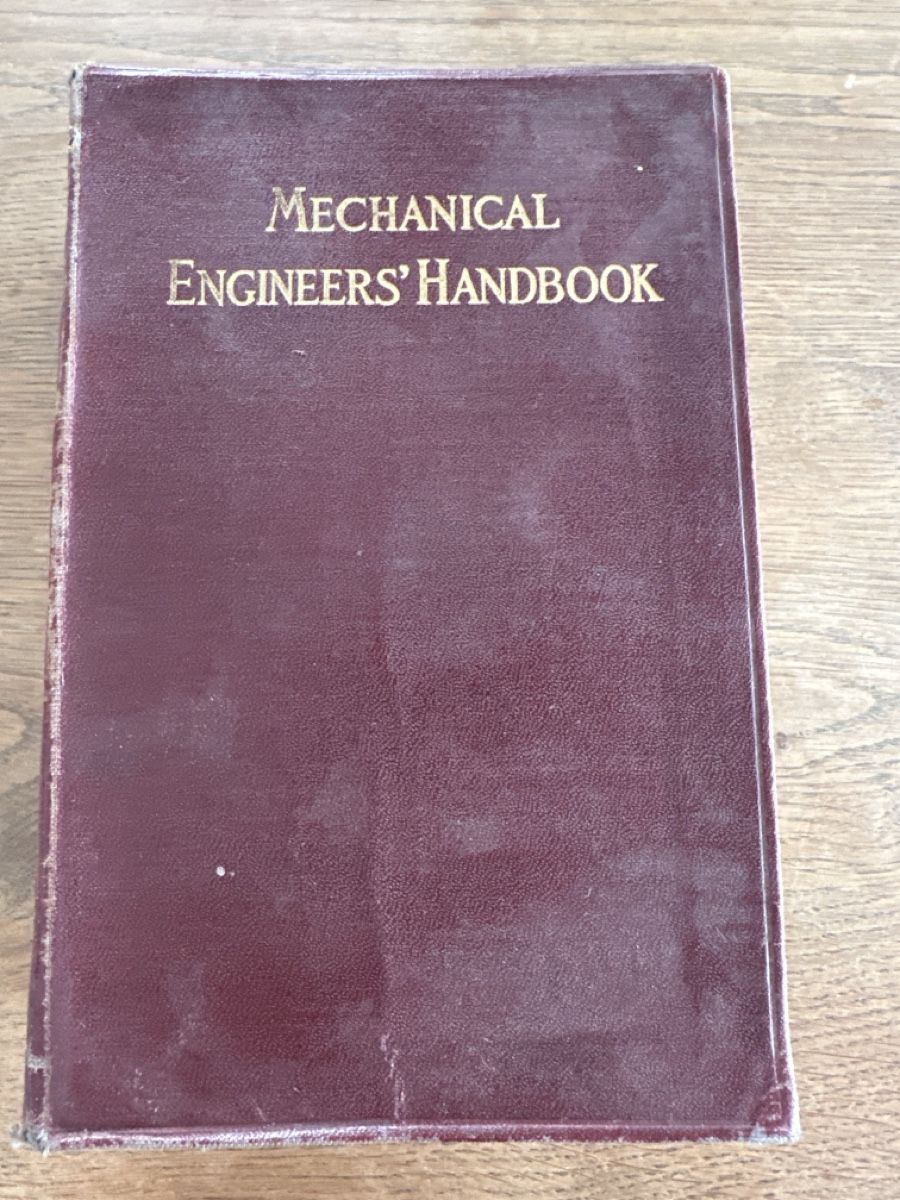 Libri: Antikes Buch Mechanical Engineers‘ Handbook 1922 – Usato da Frauenfeld venduto da Jose_luis