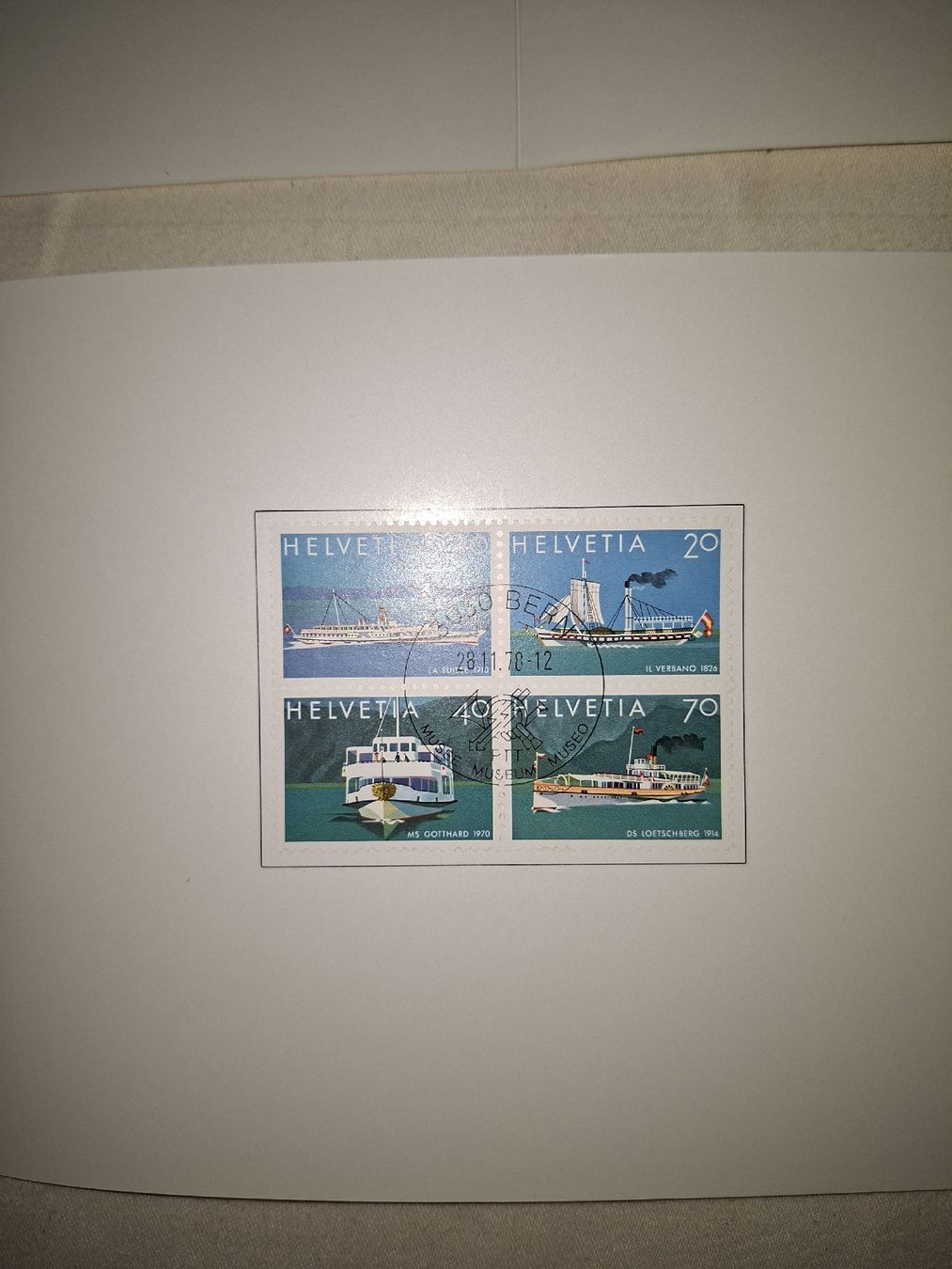 Alle Briefmarken: Schweizer PTT Neujahrskarten mit Briefmarken – Gebraucht aus Masein von vin_5yx5 3