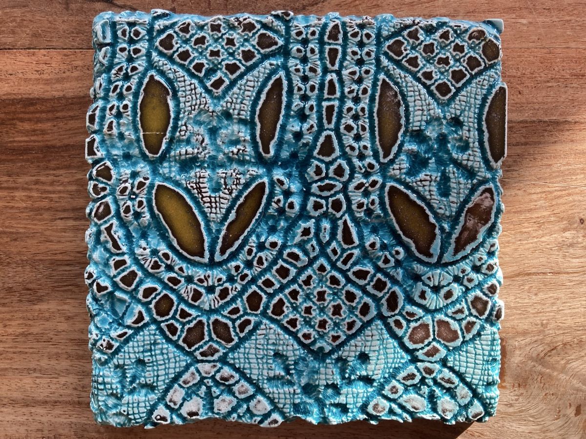 Piatti di portata: Kunstfliese (15 x 15 cm) – Nuovo (secondo la descrizione) da Bolligen venduto da abara1 2