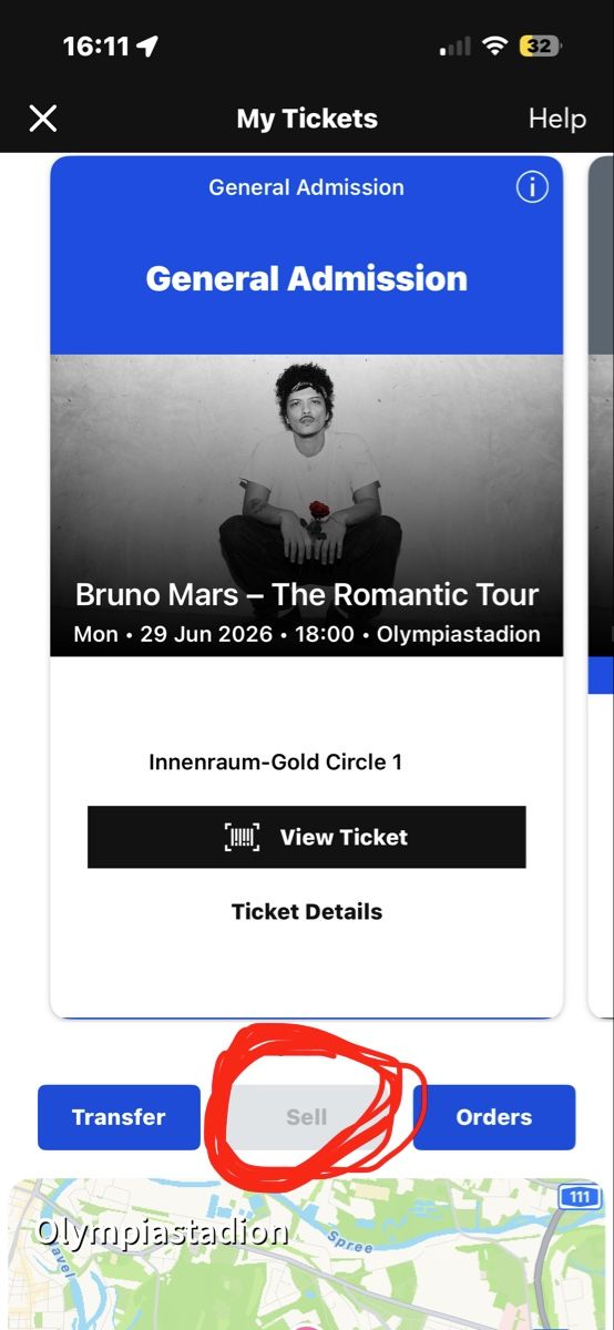 Tickets: Bruno Mars Tickets – Neu und originalverpackt aus Bern von yar_blz7