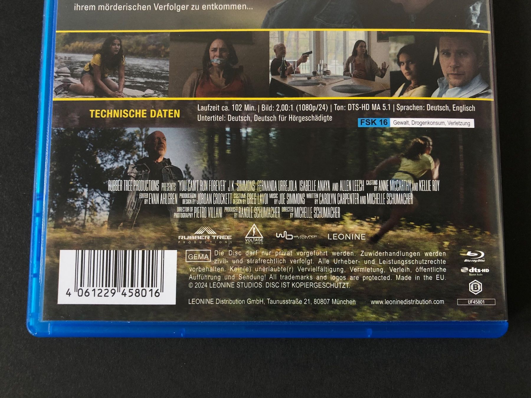 Tutti i DVDs: You Can't Run Forever (2024) - Bluray – Usato da Bern venduto da McFlurry_08 2