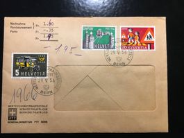 FDC Schweiz 29.05.1956