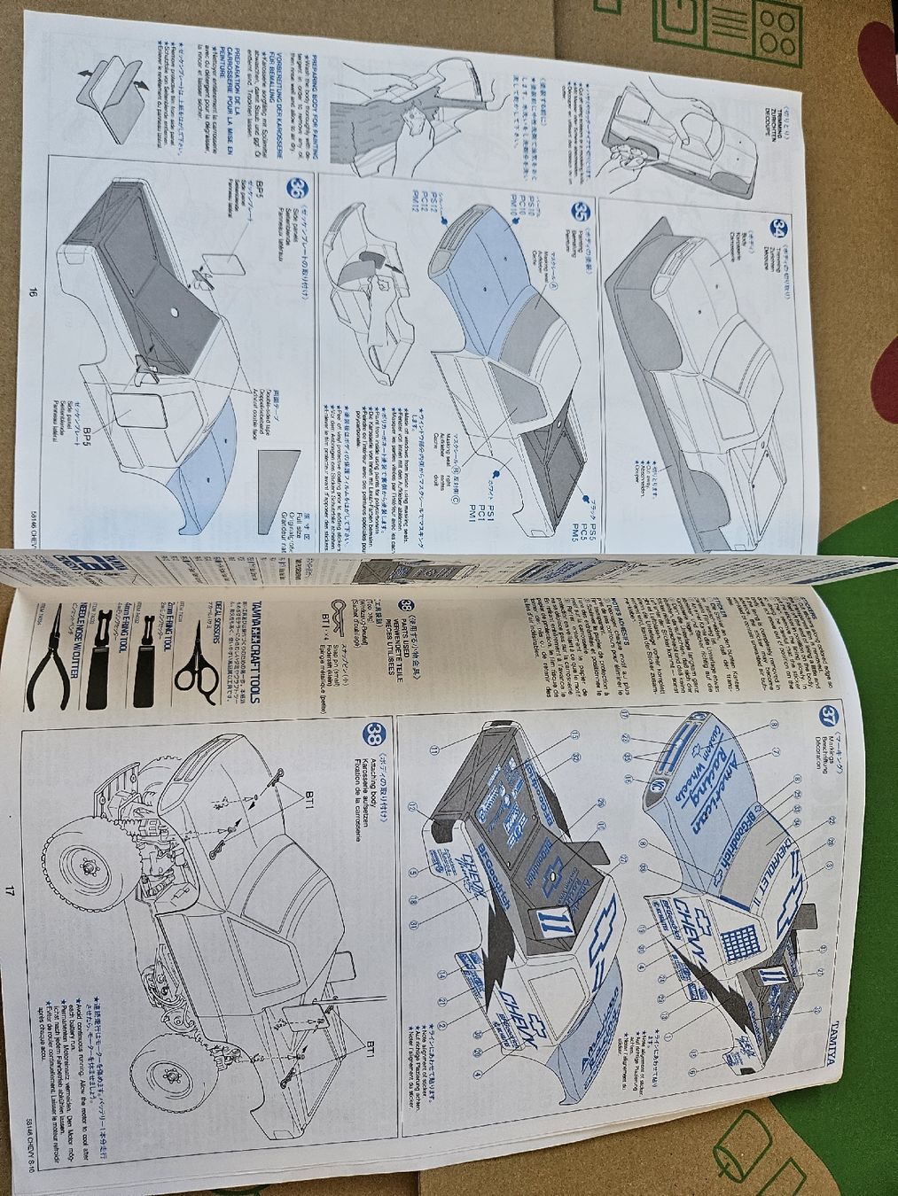 Tamiya Modellismo RC: Tamiya Chevy S10 Manual – Usato da Grenchen venduto da Fluri1 4
