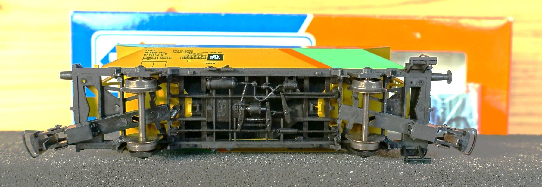 Roco Modellini di ferrovie: SBB-CFF ETRA SA Silowagen. Roco Art. ? AC. – Usato da Horw venduto da SwissSteamMemories 2