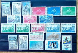 FRANCE timbres neufs ** UNESCO/Conseil de l'Europe 1985-2003