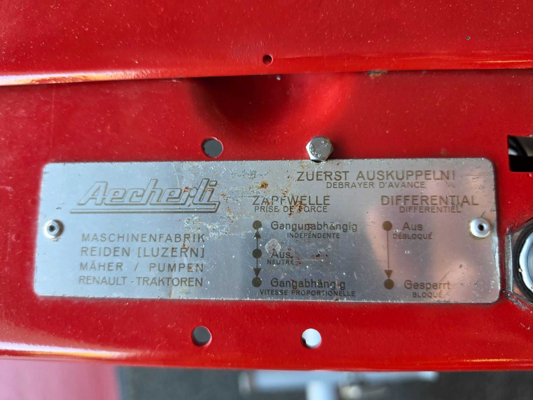Aecherli Traktoren: Einachser Aecherli MA 65 – Gebraucht aus Zeiningen von Droog1 1