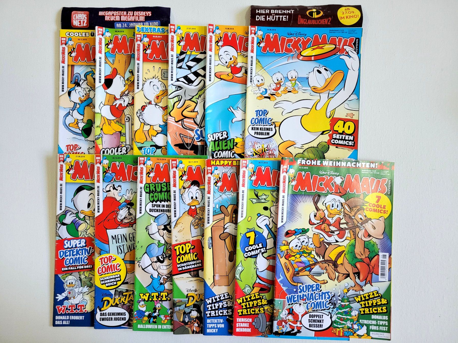 Comics: 13 Micky Maus von 2018 – Gebraucht aus Schöftland von huair