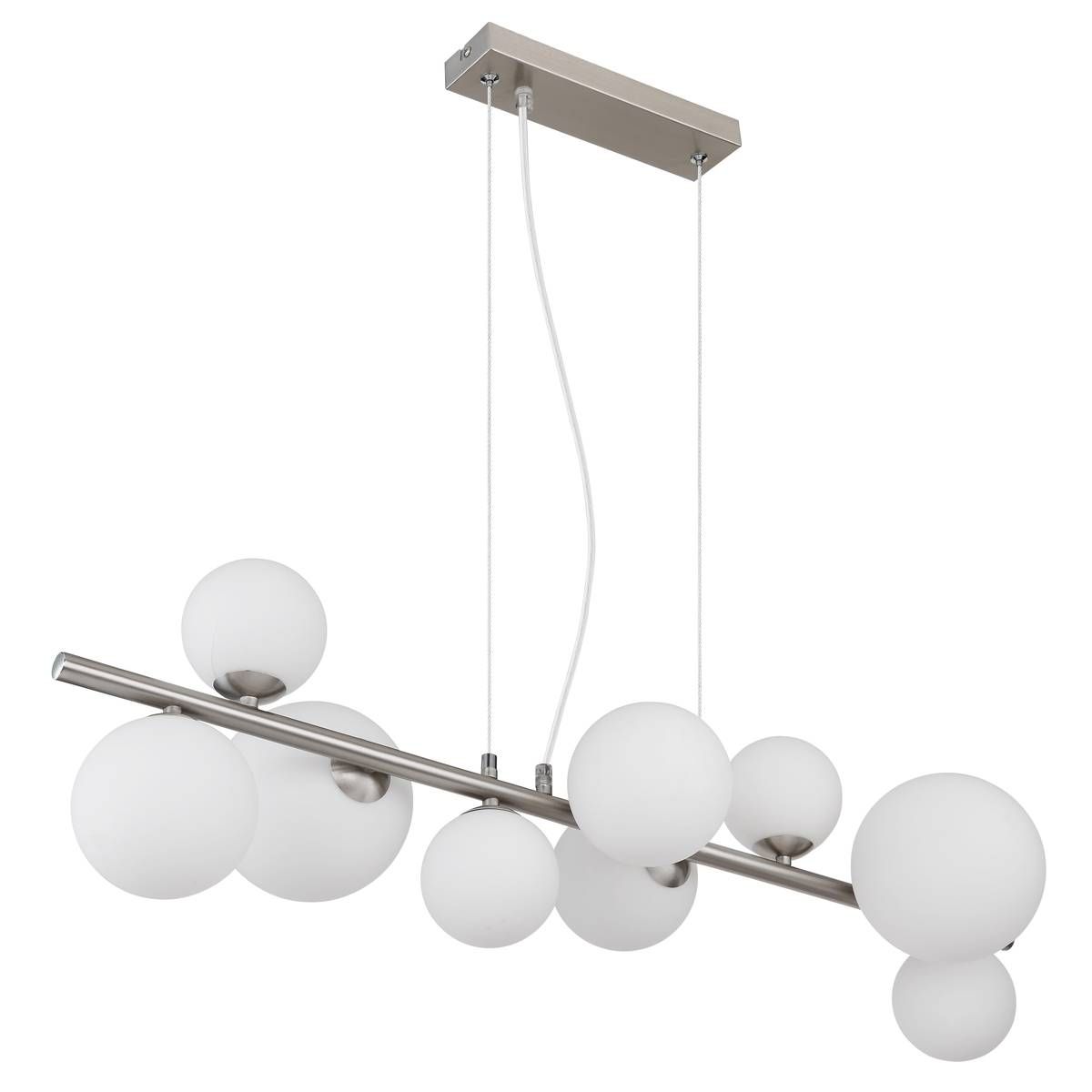 Lampadari & plafoniere: Nickel Pendelleuchte, 87 cm x 35 cm – Nuovo (secondo la descrizione) da Kreuzlingen venduto da Smart-Light 5