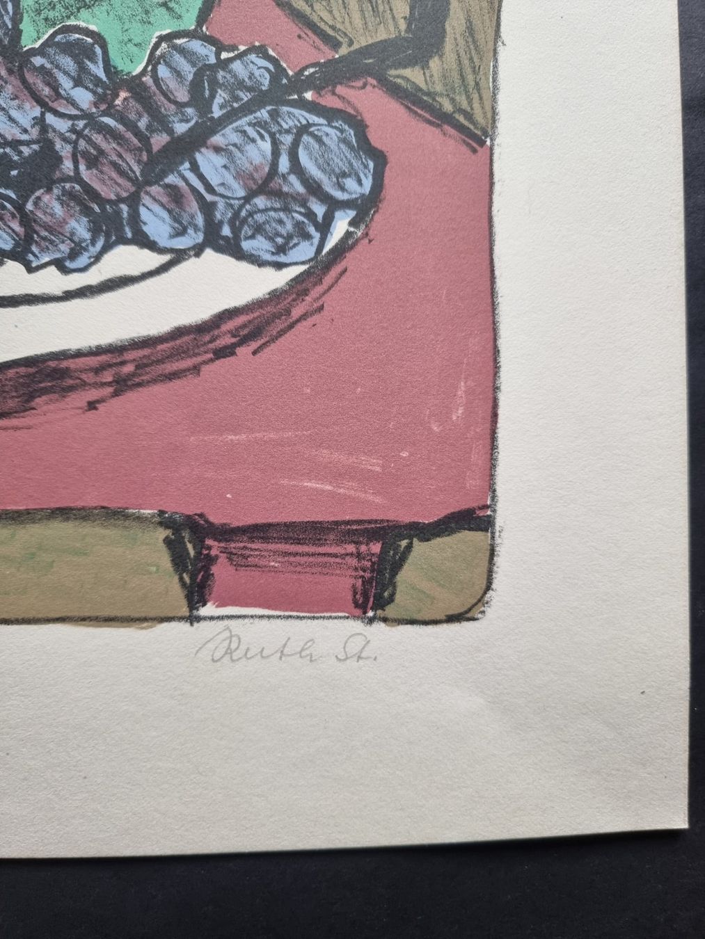 Arts picturaux & lithographies: RUTH STAUFFER LITHOGRAPHIE SIGNIERT NUMMERIERT – D'occasion à Gersau par grafik-kunst 3