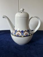 Kaffeekanne Langenthal Suisse Porzellan mit Dekor 1976