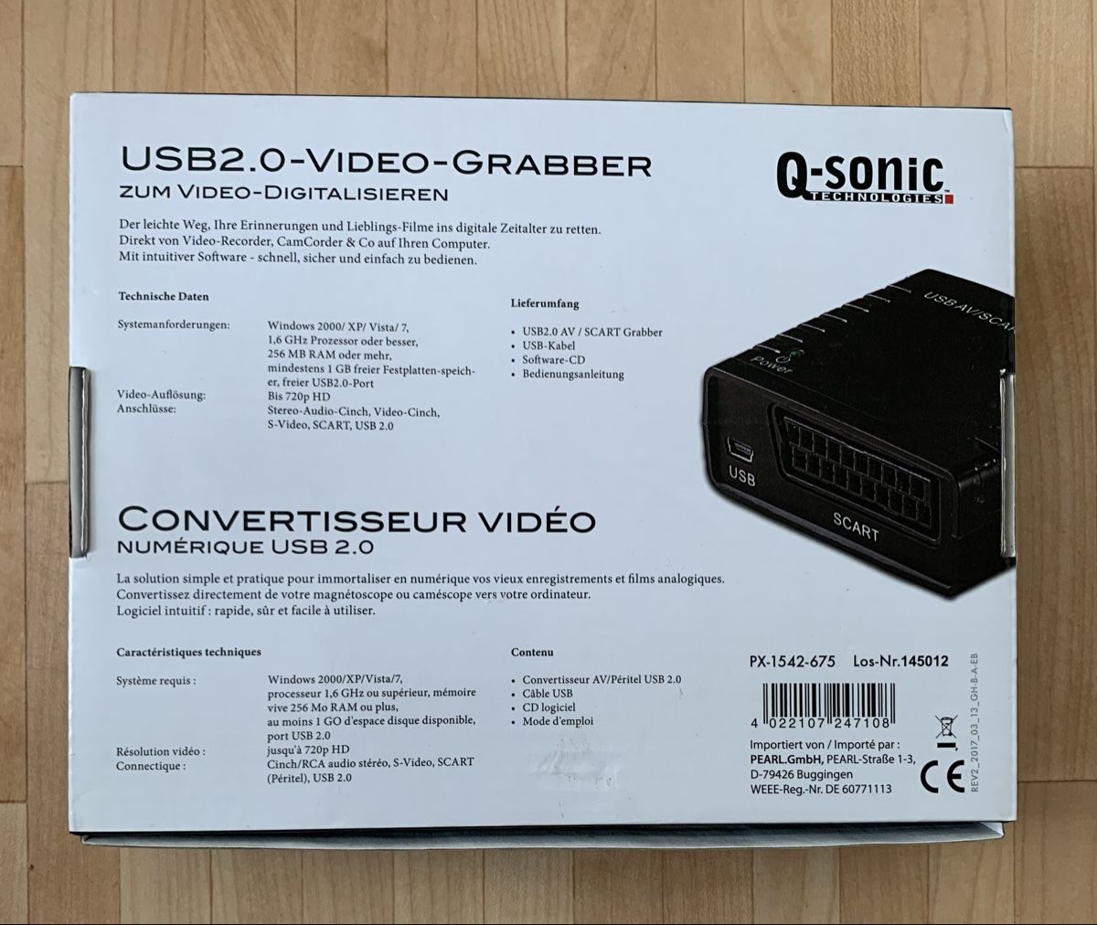 Convertitori: USB 2.0 Video Grabber – Nuovo (secondo la descrizione) da Horw venduto da Stoeffu735 1