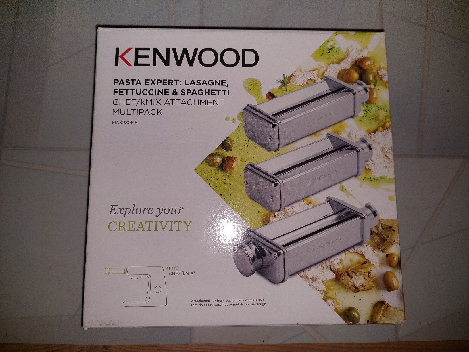 Kenwood Elettrodomestici da cucina: Kenwood Pasta Set 1xverwendet – Usato da Willisau venduto da dam_fpn5