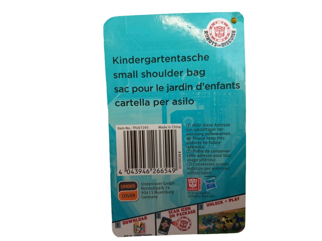 Sacs & sacs à dos: TRANSFORMERS  Kindergartentasche – Neuf avec emballage d'origine à Hünenberg par Restwert_Zug 6