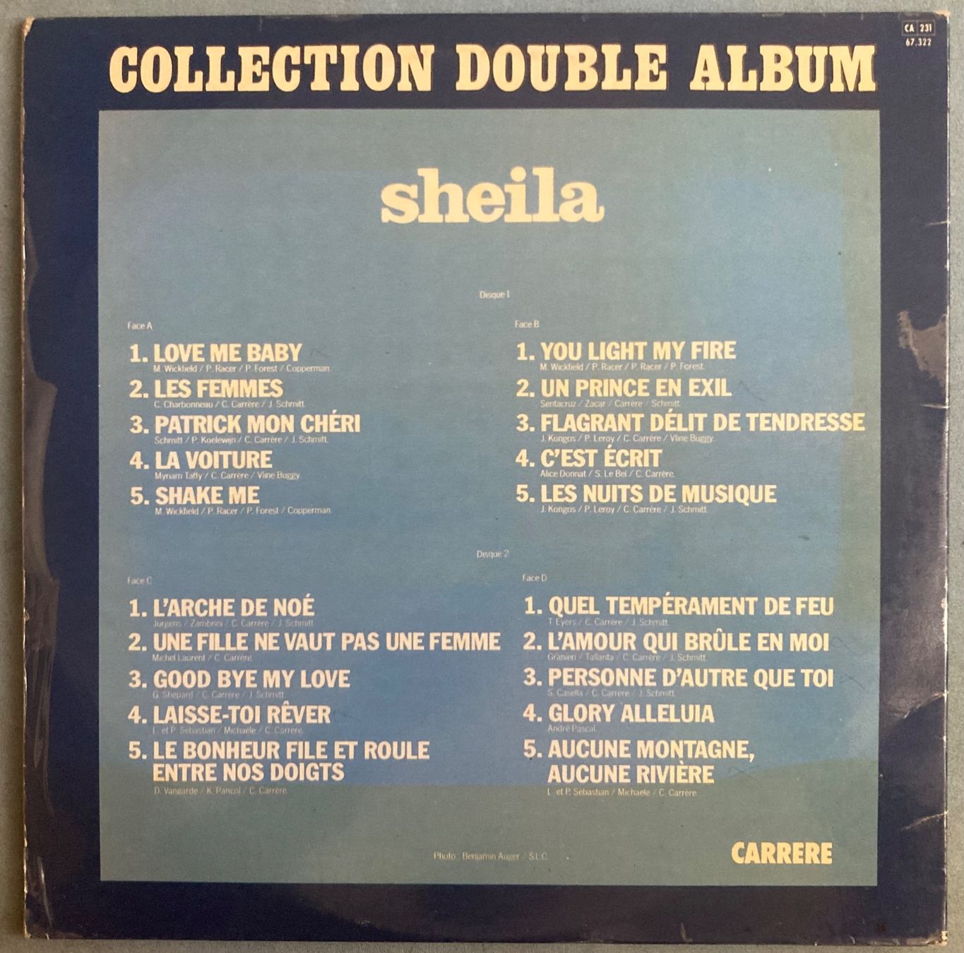 Dischi in vinile: SHEILA - LOVE ME BABY – Usato da Poliez-Pittet venduto da Newtown-Records 1