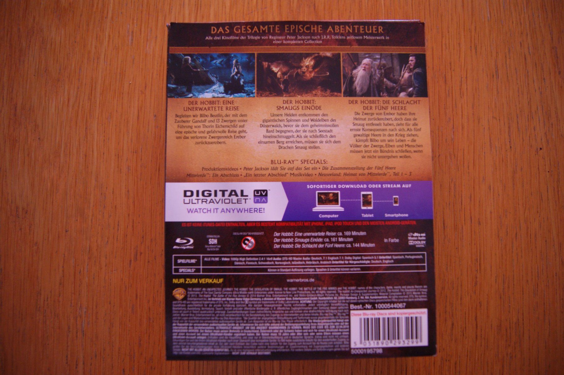 Alle DVDs: Der Hobbit – Gebraucht aus Au ZH von knopf761 1
