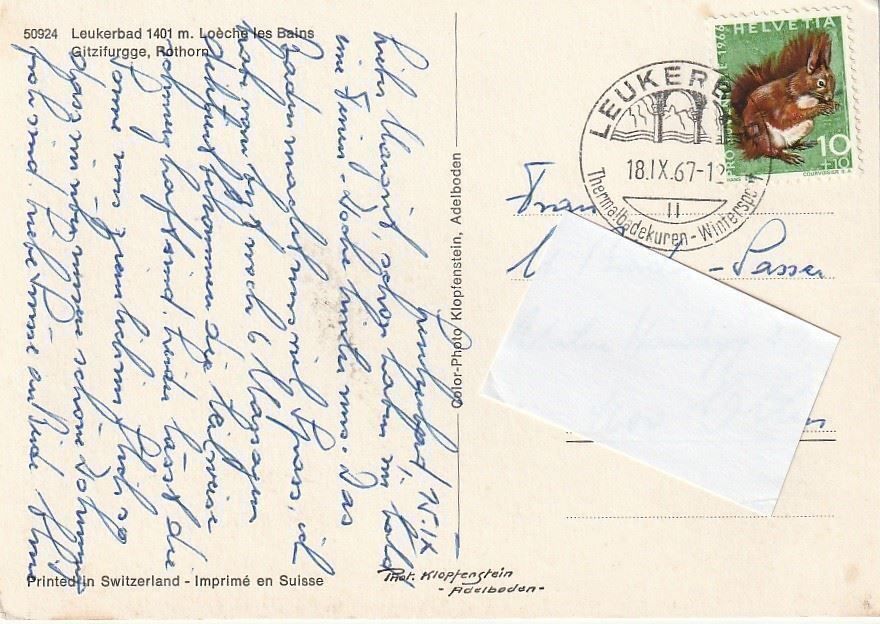 Cartoline postali: Leukerbad, mit Werbestempel – Usato da Aarburg venduto da Aare10 1