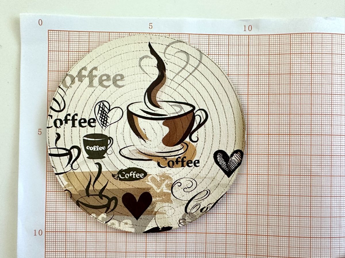 Sottobicchieri: Set of 8 Vintage Coffee Coasters – Nuovo (secondo la descrizione) da Gattikon venduto da Sarahs_Schatzkammer 1
