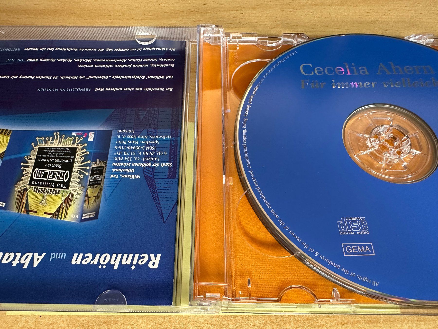 Audiolibri: J0 Cecelia Ahern - Für immer vielleicht - 2 CD – Usato da Rikon im Tösstal venduto da Alpenmutz 2