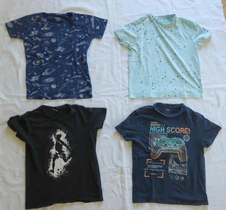 4 x Kinder Tshirts 140/146 (verschiedenen Marken)