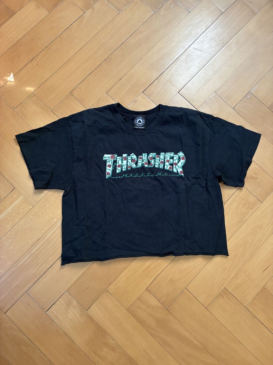 T-shirt: Thrasher cropped T-Shirt L – Usato da Zürich venduto da vsro