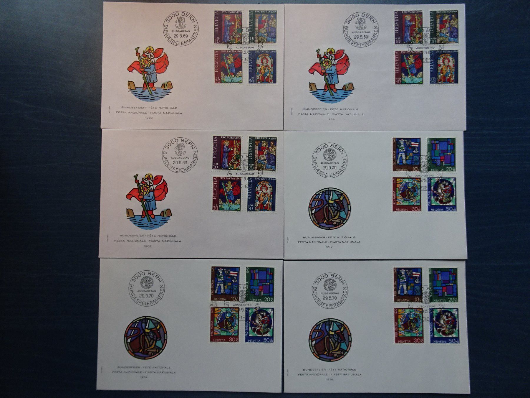 Alle Briefmarken: PP 1969/70 – Neu (gemäss Beschreibung) aus Aadorf von Chnorli-Furz
