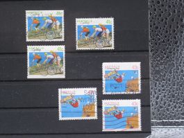 Australia 1989/90  Sports Cycling, Skateboard gest.
