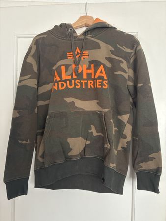Kapuzenpullover Alpha Industries Camouflage Grösse M