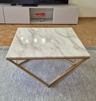 Couchtisch Marmoroptik Goldkante