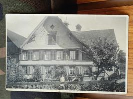 Echt Photo Karte / Leimbach TG - Wohnhaus Gelaufen ca. 1920