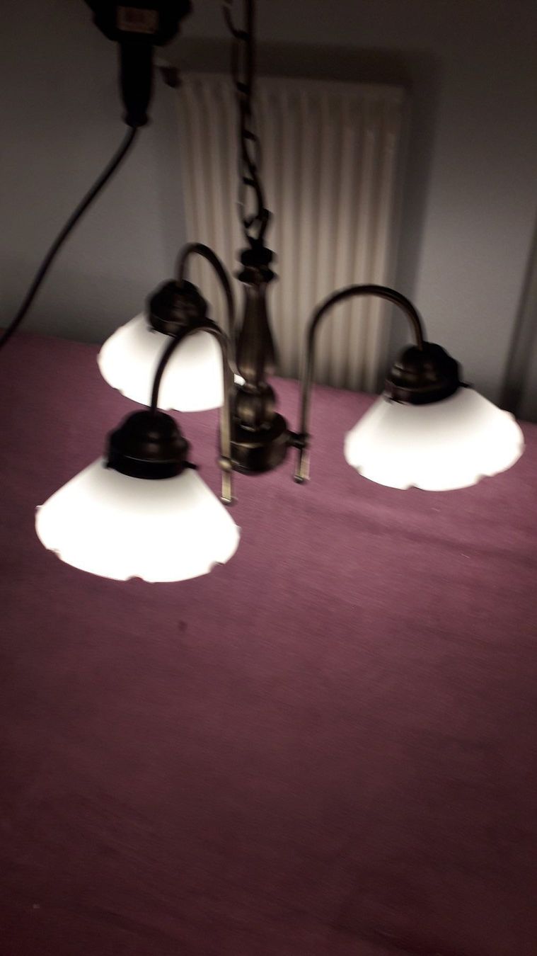 Kronleuchter & Deckenlampen: Jugenstil-Decken-Lampe mit neuw. Stromkabel – Gebraucht aus Däniken SO von Sparfuchs0815 3