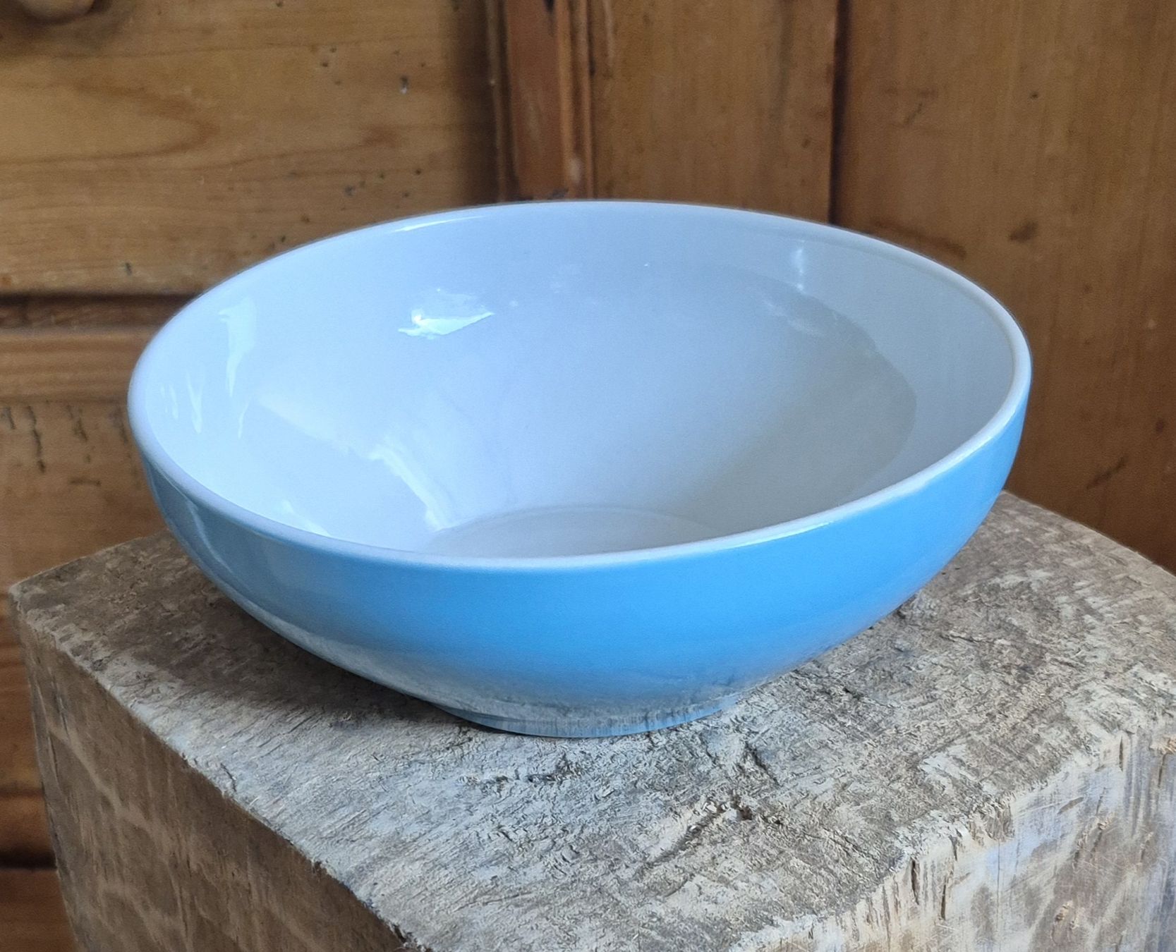 Rössler Schalen: RÖSSLER - hellblaue Schale 17 cm – Gebraucht aus Genève von antade