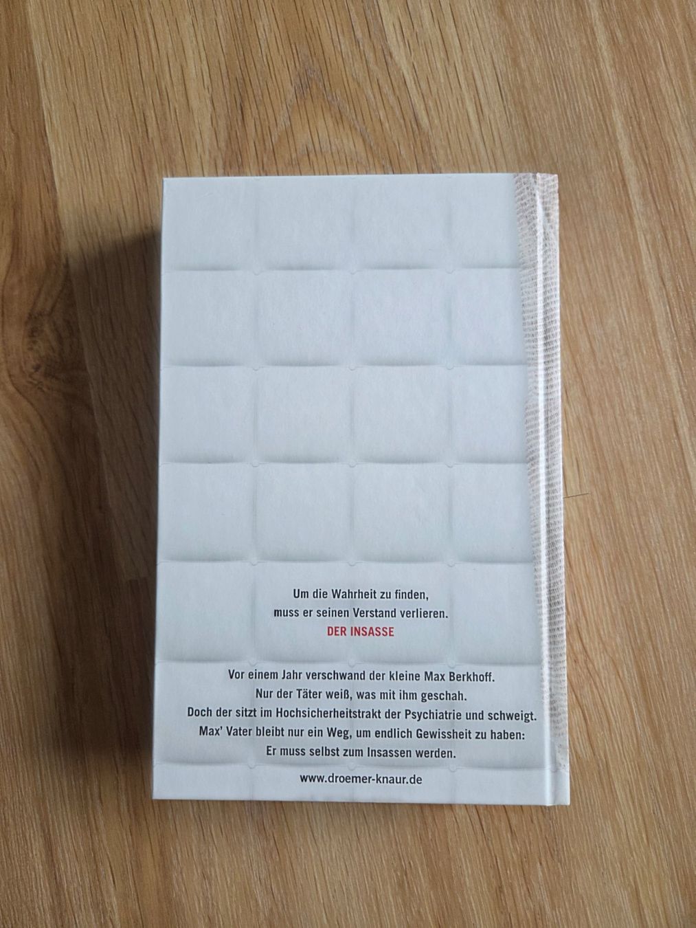 Libri: Der Insasse von Sebastian Fitzek – Nuovo (secondo la descrizione) da Uetikon am See venduto da watching_ya 1